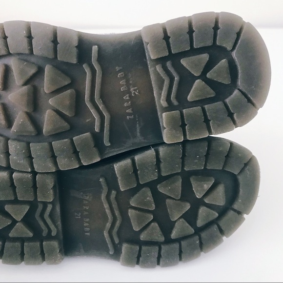 Capsule Collection Grey Velvet Combat Boots - Picture 3 of 5